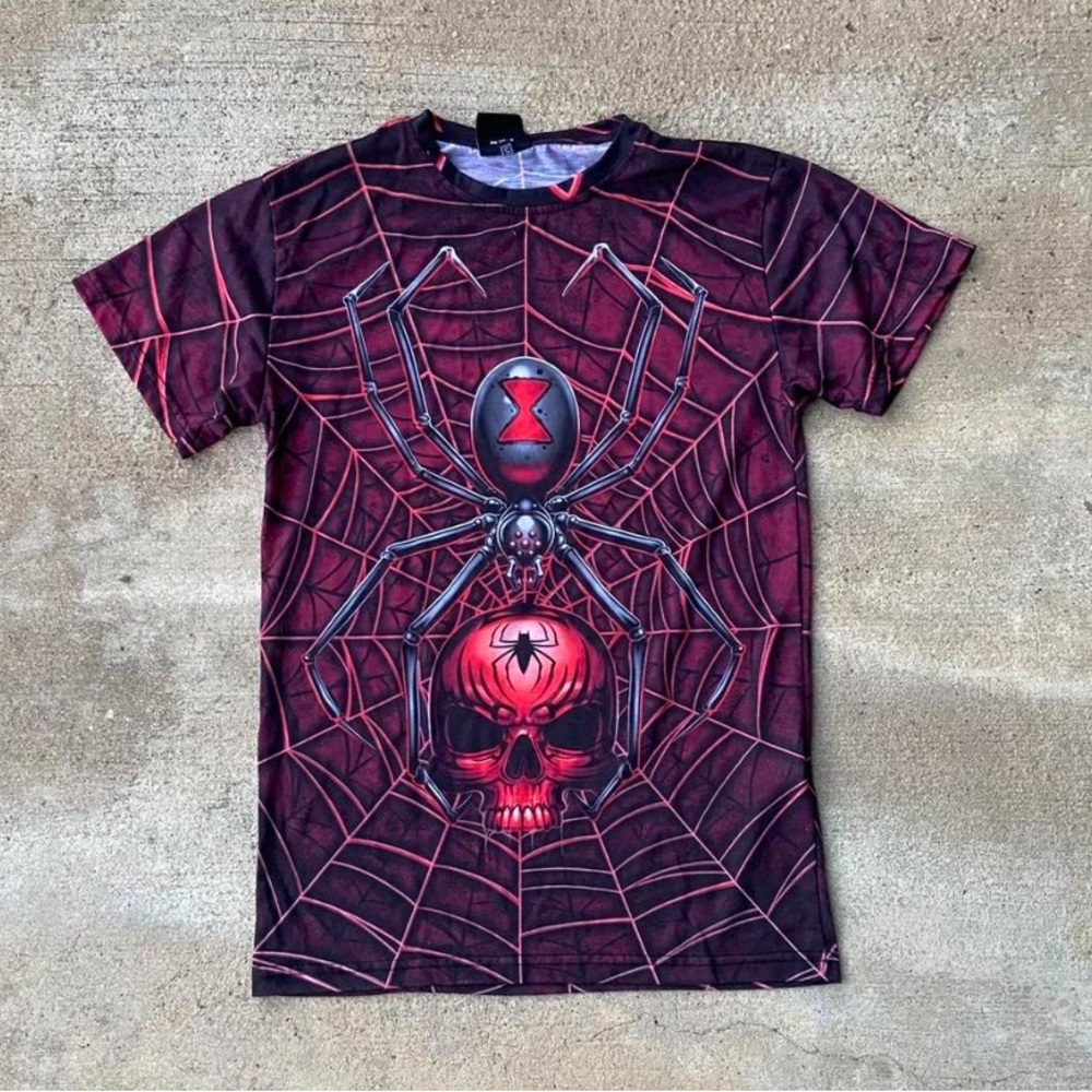 e•go USA spider graphic T